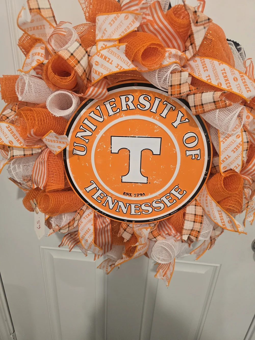 University of Tennessee Orange T Wreath Football